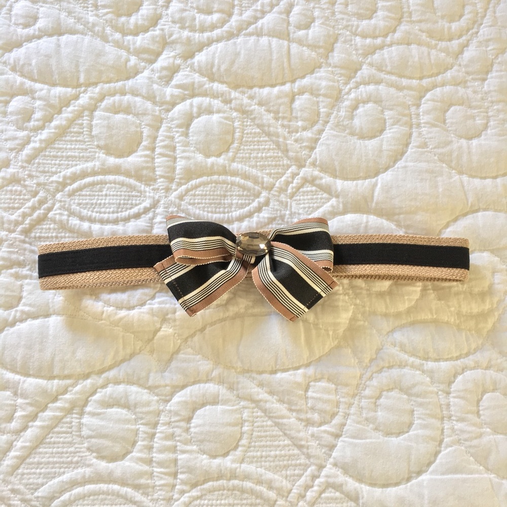 Pretty Bow Belt With Jewel